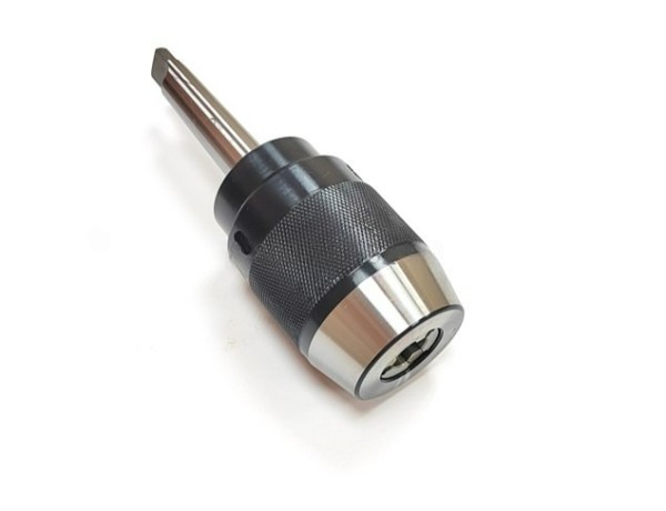 Фото 1 - Патрон сверлильный самозажимной бесключевой с хвостовиком КМ2 с лапкой, ПСС-13 (0,5-13мм) 6000 об/ми