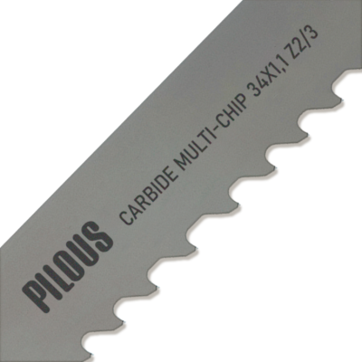 С зубьями из твердого сплава Pilous