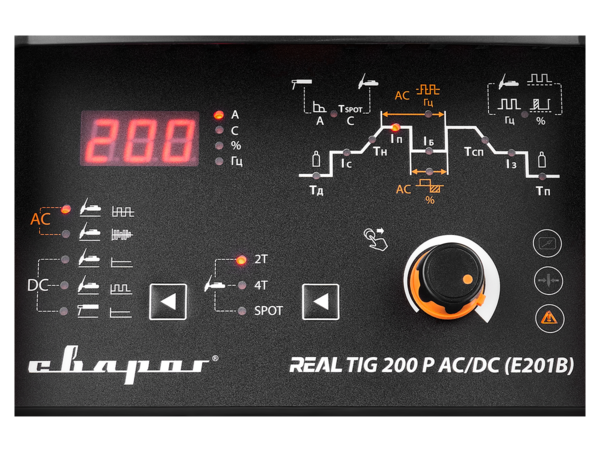 Фото 3 - Инвертор сварочный TIG 200 P AC/DC "REAL" (E201B)