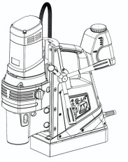 Магнитный электрический сверлильный станок Bohre МС-120R